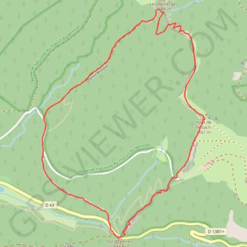 Trace GPS Vosges en Raquettes : Felsach, itinéraire, parcours