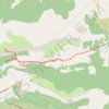 Trace GPS De Canaux au sommet est de l'Audibergue, itinéraire, parcours