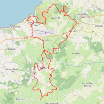 Trace GPS Rando des sorciers - Le Theil, itinéraire, parcours