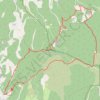 Trace GPS Boucle de Saumane par Saint Gens, itinéraire, parcours