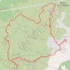 Trace GPS Lascours Mont du Marseillais Garlaban Les Densaires, itinéraire, parcours