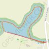 Trace GPS Tour du lac de Lenclas, itinéraire, parcours