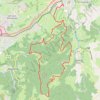 Trace GPS Izieux-Le Plateau de la Barbanche, itinéraire, parcours