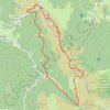 Trace GPS Col du Béal Pierre-sur-Haute, itinéraire, parcours