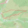 Trace GPS La Portanière - Baisse des Camargues - Vallon Loubier - PIERREFEU - 83, itinéraire, parcours