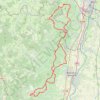 Trace GPS Les Crûs du Beaujolais, itinéraire, parcours