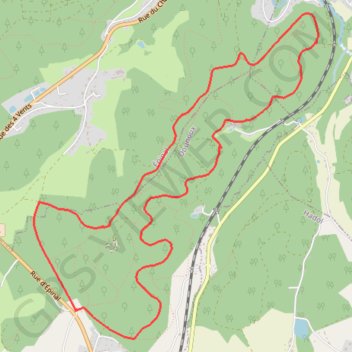 Trace GPS Circuit du Bambois - Épinal, itinéraire, parcours
