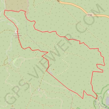 Trace GPS Gardiole - Gorgue Longue, itinéraire, parcours