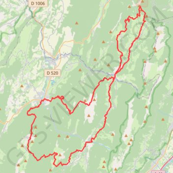 Trace GPS Le Grand Duc - Tour Pédestre de Chartreuse, itinéraire, parcours
