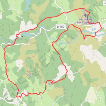 Trace GPS Circuits des Croix - Peyrelevade - Pays de Haute Corrèze, itinéraire, parcours