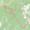 Trace GPS Col de Peyrefiche, itinéraire, parcours