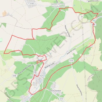 Trace GPS Les Trois Vallées, itinéraire, parcours