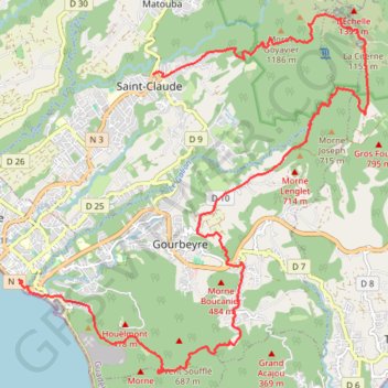 Trace GPS Volcano Trail - La Rando, itinéraire, parcours