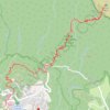 Trace GPS GRR2 De Cilaos à Caverne Dufour, itinéraire, parcours