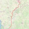 Trace GPS Bike Trip Paris Dordogne, itinéraire, parcours