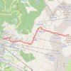 Trace GPS Les Arcs descente Pointe du Petit Fond Blanc, itinéraire, parcours