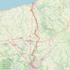 Trace GPS Dieppe - Auffay - Rouen, itinéraire, parcours