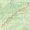 Trace GPS GR 101 - De Lourdes au col de Saucède, itinéraire, parcours