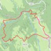 Trace GPS Cascade de la Brive, itinéraire, parcours