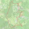 Trace GPS Roches de Solutré et de Vergisson, itinéraire, parcours