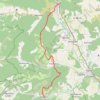 Trace GPS Rocher de Beaumont, itinéraire, parcours