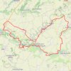 Trace GPS Chef-Boutonne 44 kms, itinéraire, parcours