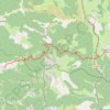 Trace GPS Grande Traversée des PréAlpes : Les Tatins - Lus-la-Croix-Haute, itinéraire, parcours