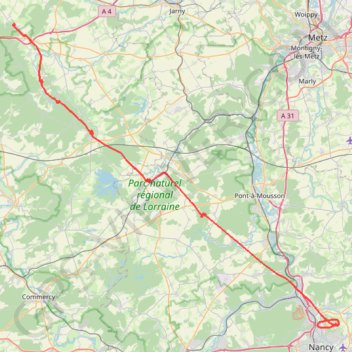 Trace GPS 05/07/2022 LFGW (15:39) LFEZ (01:00), itinéraire, parcours