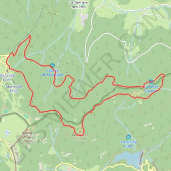 Trace GPS Haute Saône, itinéraire, parcours