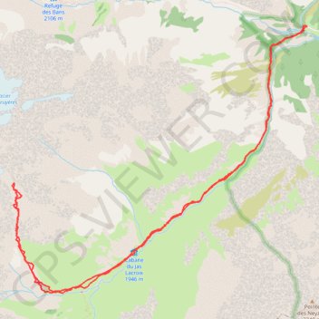 Trace GPS Ravin de la subeyrar, itinéraire, parcours