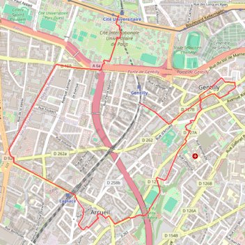 Trace GPS Sur les traces de la Bièvre - Paris, itinéraire, parcours