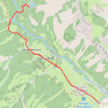 Trace GPS Le Lac Vert, itinéraire, parcours