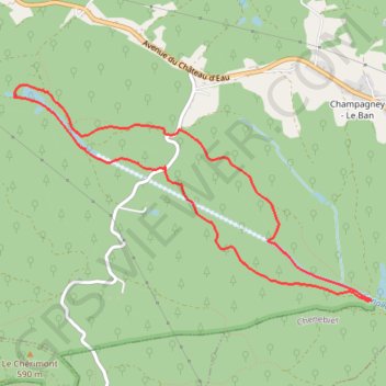 Trace GPS Haut Saône, itinéraire, parcours