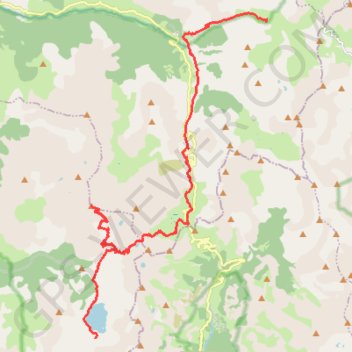 Trace GPS GR56 - Tour de l'Ubaye, jour 2, itinéraire, parcours