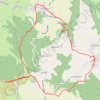 Trace GPS Les Roches de Marlin - Longes, itinéraire, parcours