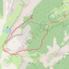 Trace GPS Rochers du Parquet - Peyre Rouge, itinéraire, parcours