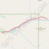 Trace GPS Tokopah Falls, itinéraire, parcours