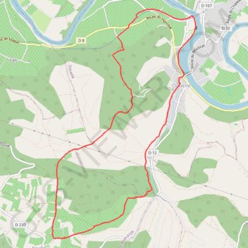 Trace GPS De Douelle à Cournou (Lot), itinéraire, parcours