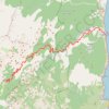 Trace GPS Propiano - Solenzara - Étape 2, itinéraire, parcours