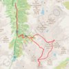 Trace GPS Cestrède - Barbe de Bouc - Chanchou depuis le refuge Russell, itinéraire, parcours