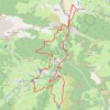 Trace GPS Plateau de Lhers, depusi Accous, itinéraire, parcours