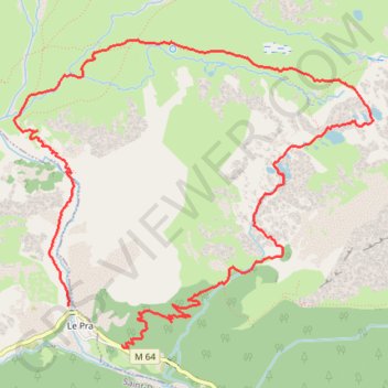 Trace GPS Lacs de Morgon, itinéraire, parcours