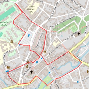 Trace GPS Circuit de Frédéric le Grand - Lamballe, itinéraire, parcours