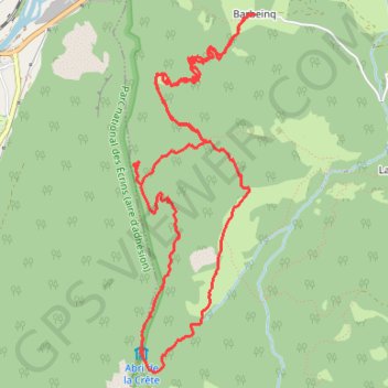 Trace GPS Crête du Pénon - Aller-retour conseillé par PR, itinéraire, parcours