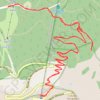 Trace GPS Randonnée au Mont Ventoux par face nord, itinéraire, parcours