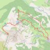 Trace GPS Les Oucanes de Chabrières, itinéraire, parcours