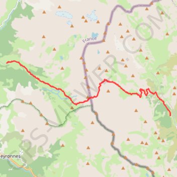 Trace GPS Campo-Base-Fouillouse, itinéraire, parcours