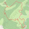 Trace GPS Le Roc de Montalet randonnée N° 8 du Solher, itinéraire, parcours