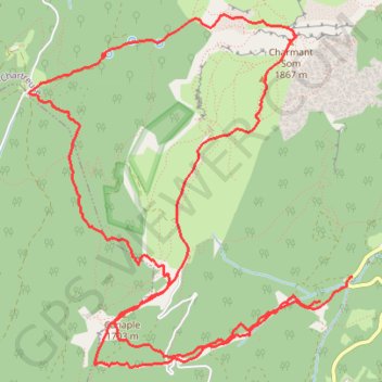 Trace GPS Boucle charmant som NW, itinéraire, parcours