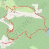 Trace GPS Pic du Gar et Pic Saillant par le Col de Teyech puis le Col de Caube, itinéraire, parcours